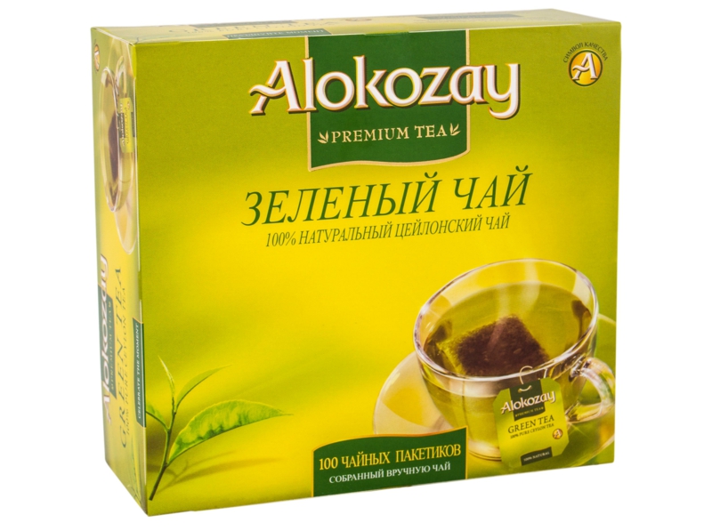 ЧАЙ ЗЕЛЕНИЙ ALOKOZAY 100 пак ЧАЙ ЗЕЛЕНИЙ ALOKOZAY 100 пак