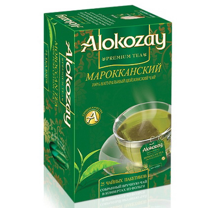ЧАЙ ALOKOZAY ЗЕЛЕНИЙ З МЯТОЮ 25 пак ЧАЙ ALOKOZAY ЗЕЛЕНИЙ З МЯТОЮ 25 пак